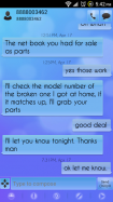 Go SMS Pro Theme Soft Blue