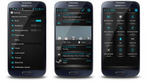 Blue Fire Theme CM11/AOKP