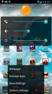 Blue Fire Theme CM11/AOKP