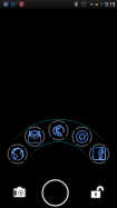 Neon Blue GO Launcher Theme