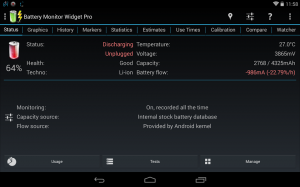 Battery Monitor Widget