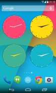 Wow KitKat Clock Widgets