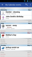 Blik Calendar Widget