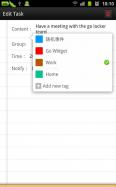 GO Note Widget
