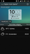 Digital Clock Widget Xperia