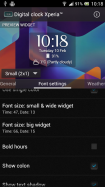 Digital Clock Widget Xperia