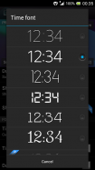 Digital Clock Widget Xperia