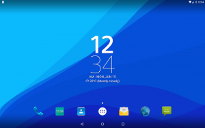 Digital Clock Widget Xperia