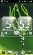 Sense Analog Glass Clock 4x2