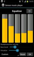 Sensor music player