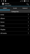 Sensor music player