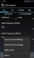 CPU Control