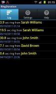 Ring Duration call timer
