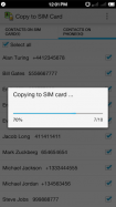 Copy to SIM Card