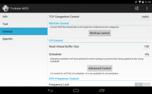 Trickster MOD Kernel Settings