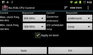 No-frills CPU Control