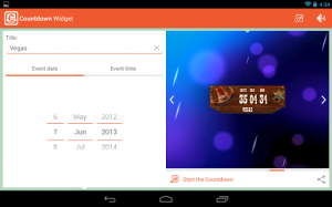 Countdown Widget