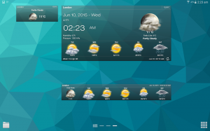 Weather & Clock Widget Android