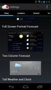 Recast Weather and Widgets