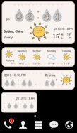 Style widget (weather/time)