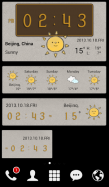 Style widget (weather/time)