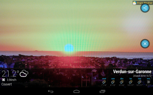 Bright Weather Forecast Radar