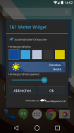 1&1 Wetter Widget