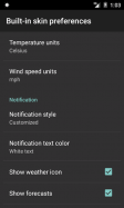 Weather notification