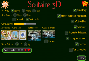 Solitaire 3D