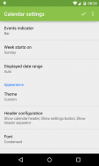 Event Flow Calendar Widget