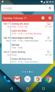 Event Flow Calendar Widget