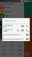 Berrysearch: apps & contacts