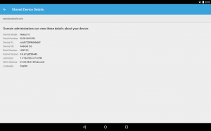 Google Apps Device Policy