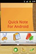 Quick Note sticky note widget