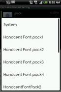Handcent Font Pack5