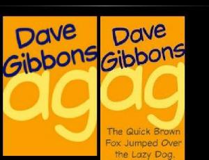 Dave Gibbons FlipFont