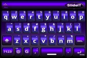 SlideIT Purple 3D Skin