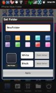 iPhone Style Folders