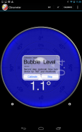 Clinometer + bubble level