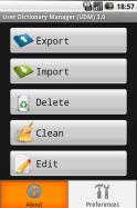 User Dictionary Manager (UDM)