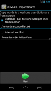 User Dictionary Manager (UDM)
