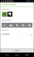 Evernote Widget