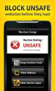 Norton Snap qr code reader