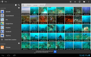 ASTRO File Manager with Cloud