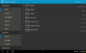 Alarm clock PRO